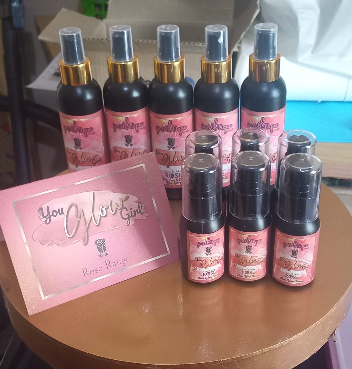 Customer photo review of 250 ml HDPE Boston Tall Bottle (24 mm neck) - No Closure - Black
