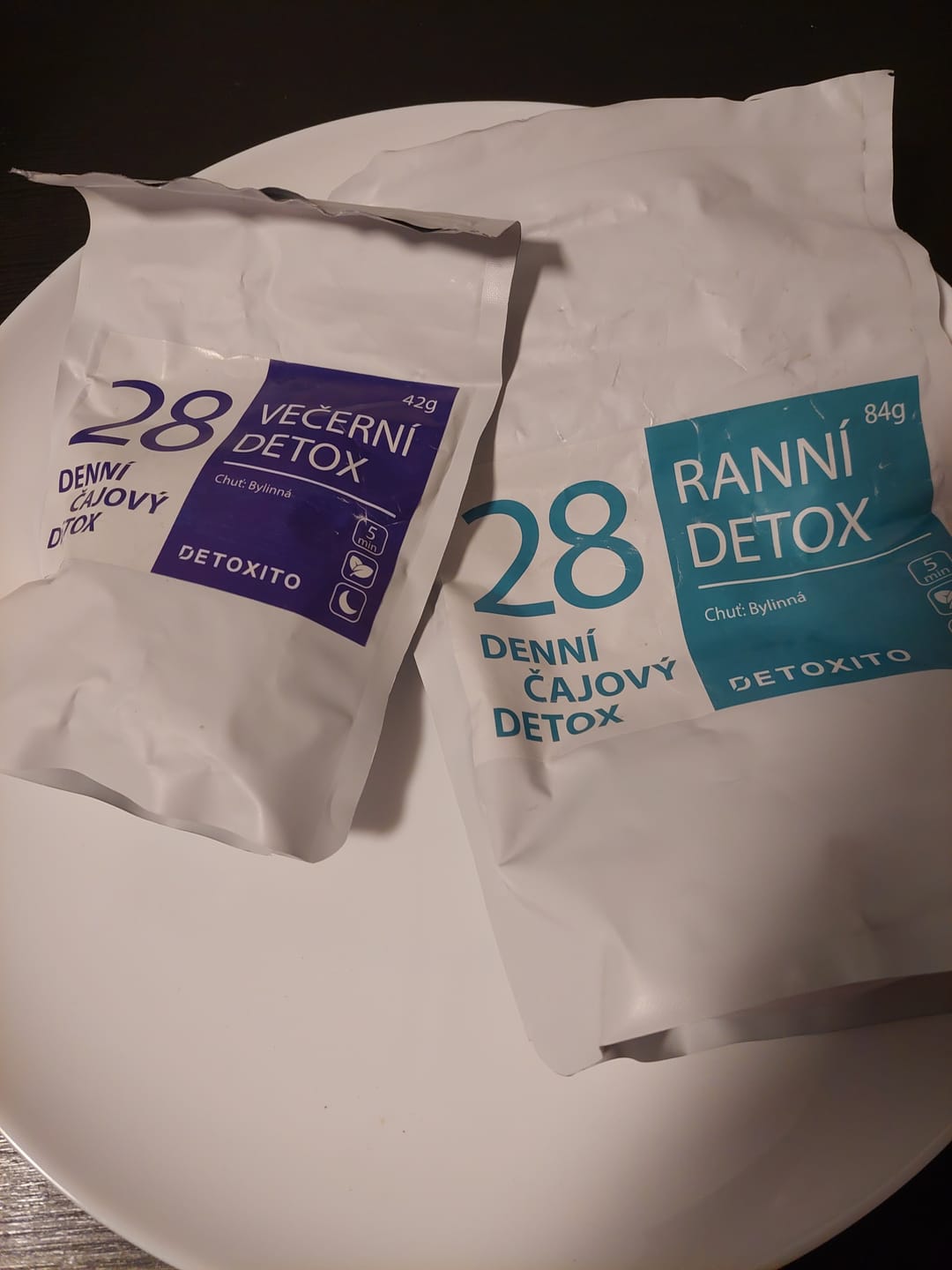 Customer photo review of Ranní Detoxikační čaj (28 denní)