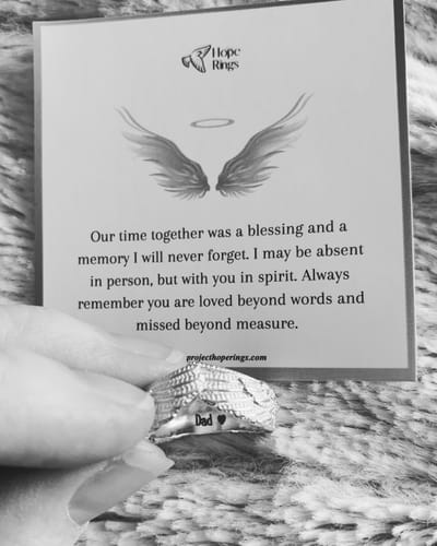 Customer photo review of Guardian Angel Ring