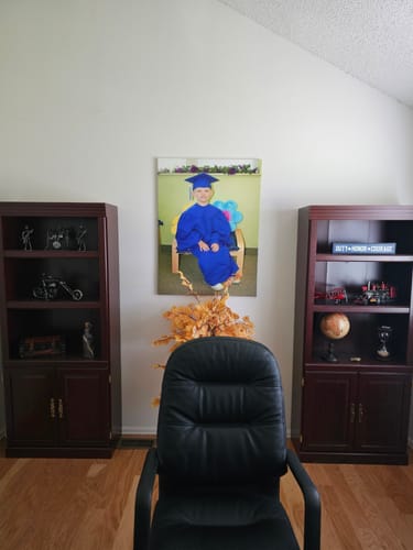 Customer photo review of Create Your Own Canvas Set - Portrait