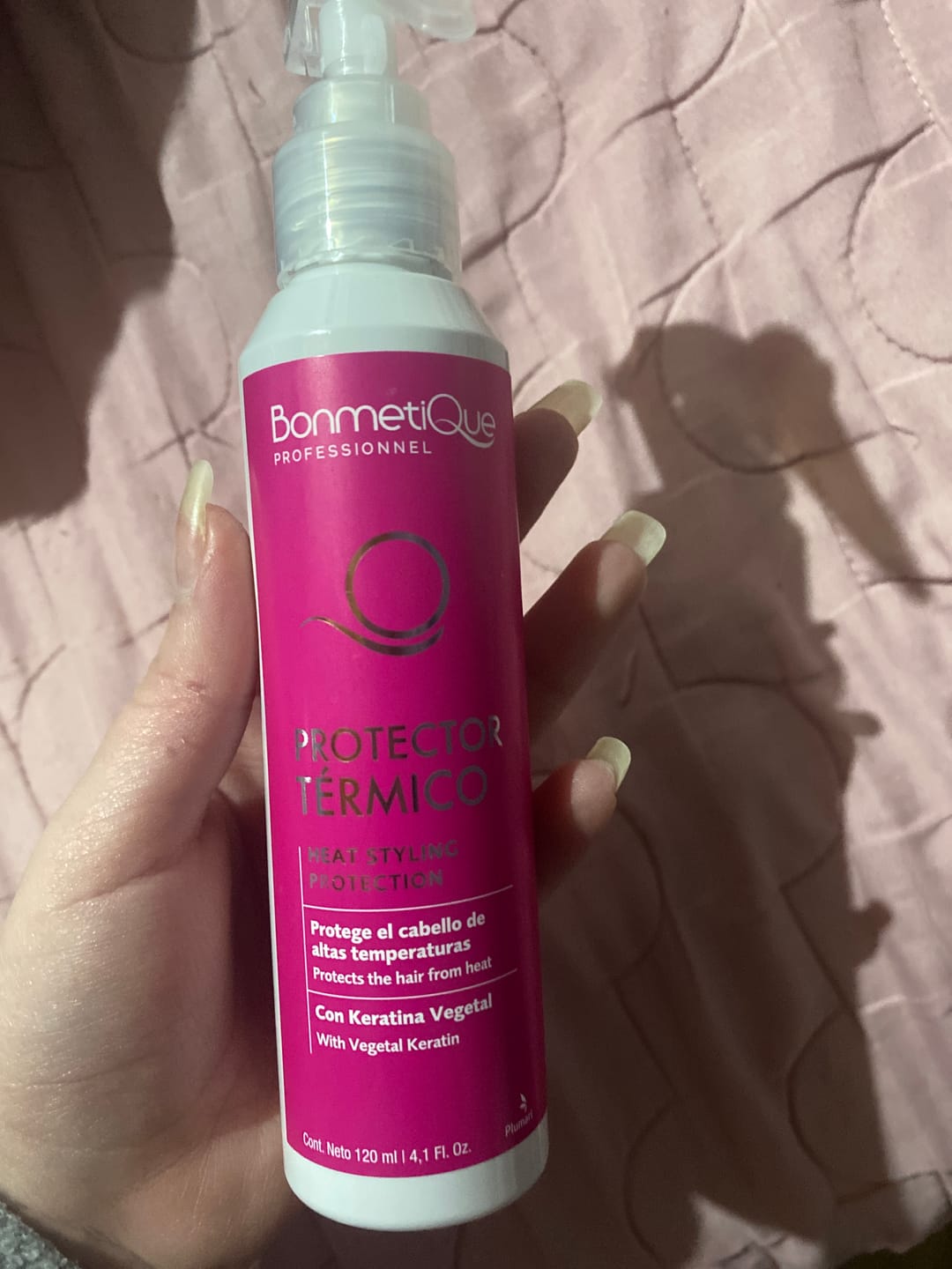 Customer photo review of Termoprotector Con Keratina 120ml Bonmetique