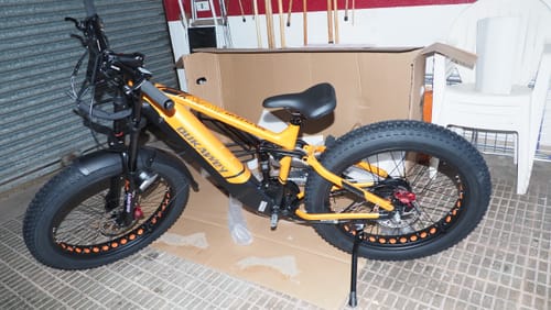 Customer photo review of Dukawey Silvertip8 1000W 26” Fat Bike E-Mountain Bike 52V 20Ah Samsung Battery SUV E-Bike