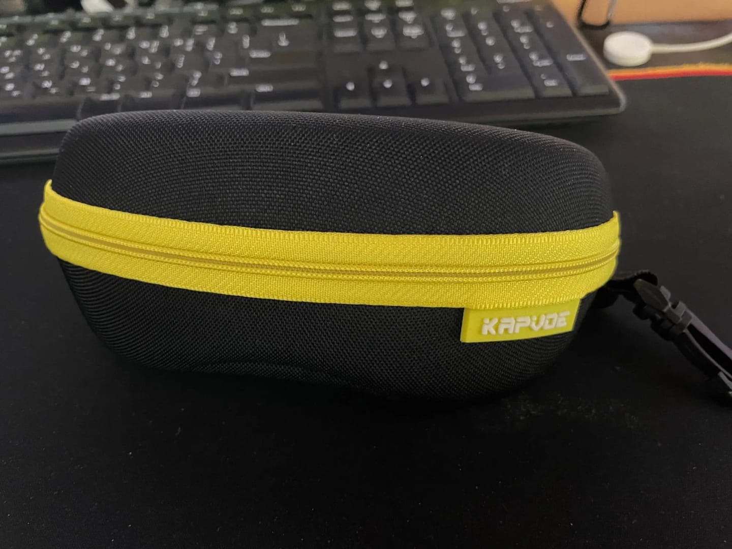 Customer photo review of Acetate Frame Polarized Cycling Sunglasses — Black | KIMLUD