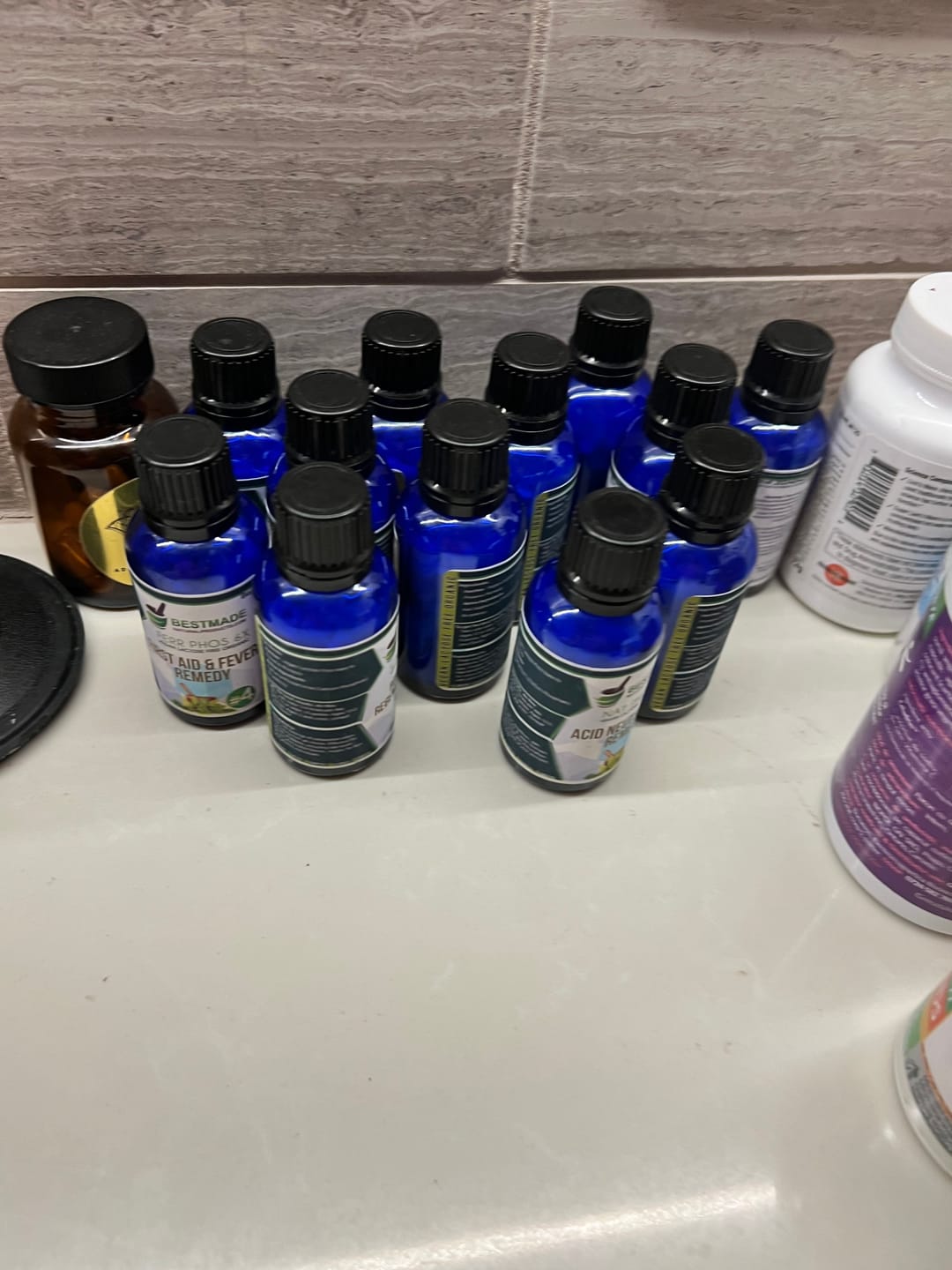 Customer photo review of Tissue Cell Salt Kit Lactose Free, VEGAN 12 Schussler Cell Salts