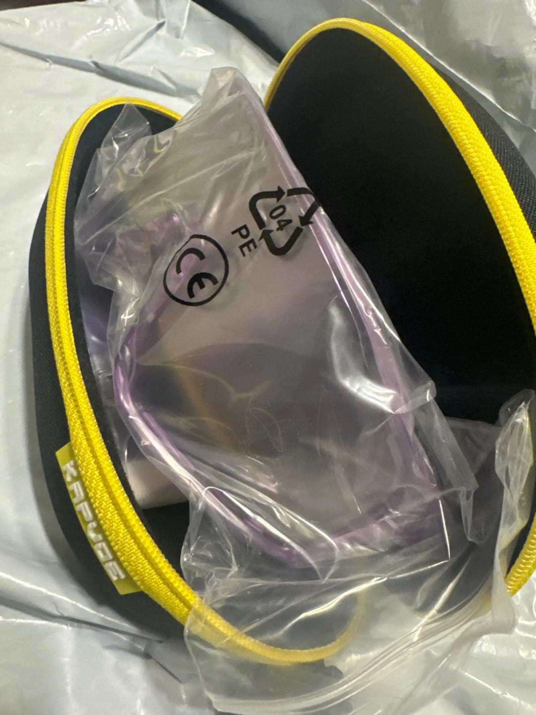 Customer photo review of Acetate Frame Polarized Cycling Sunglasses — Black | KIMLUD