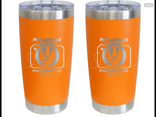 Customer photo review of Bundle (6) Custom Laser Engraved - 20oz Tumblers
