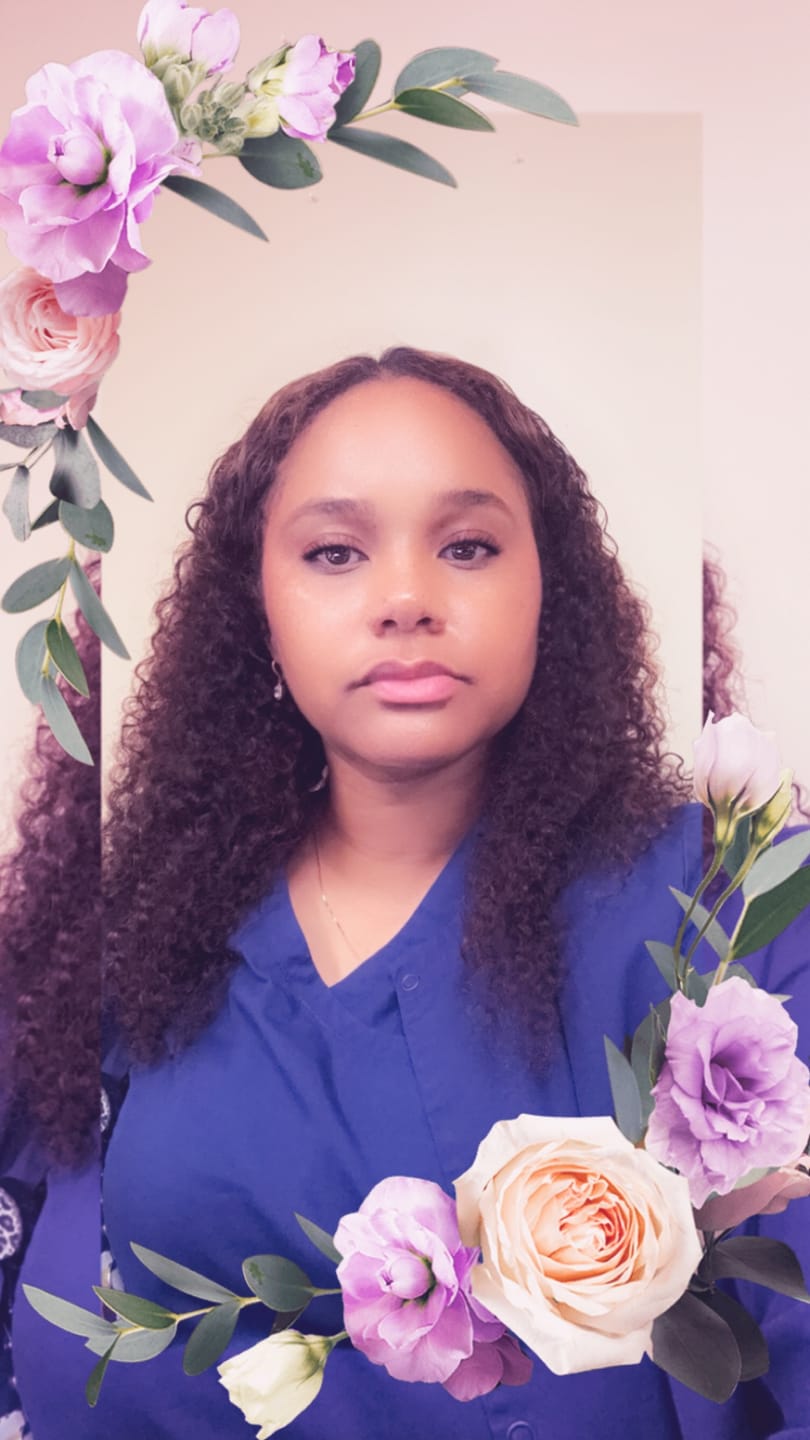 Customer photo review of Natural Color Water Wave Micro Loop Hair Extension