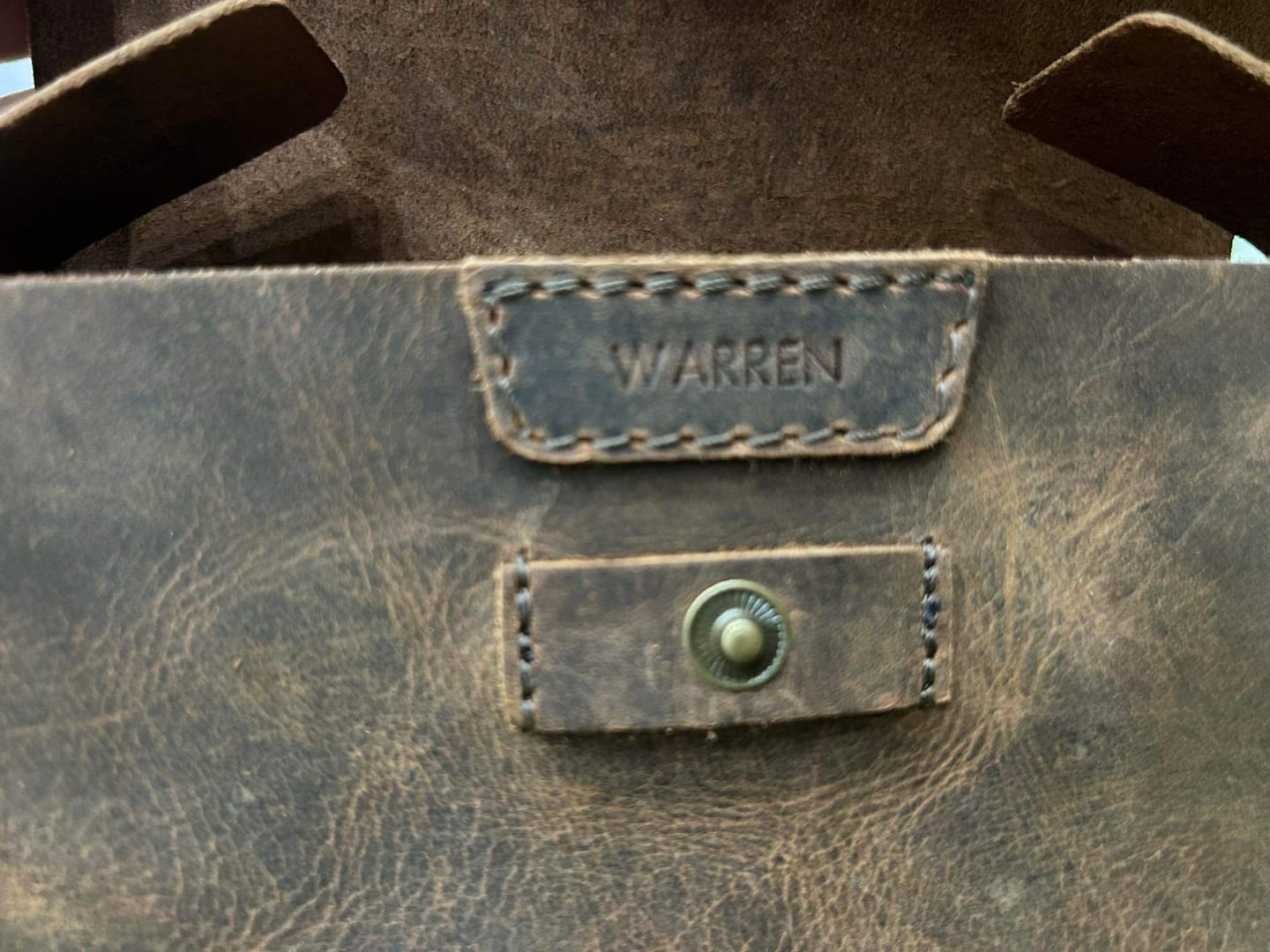 Customer photo review of sidekick moto pouch