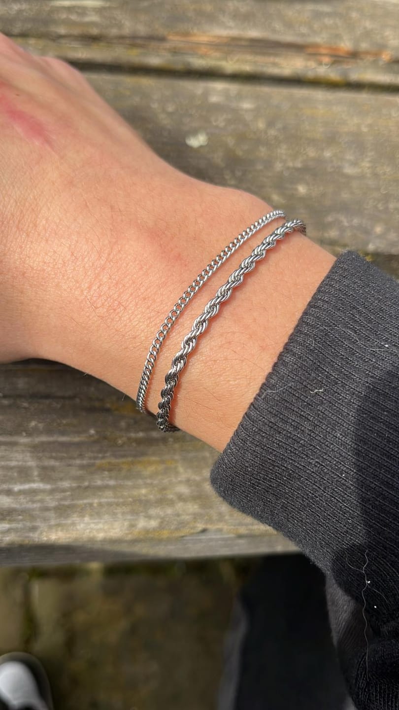 Customer photo review of ROPE (SILVER) 3MM