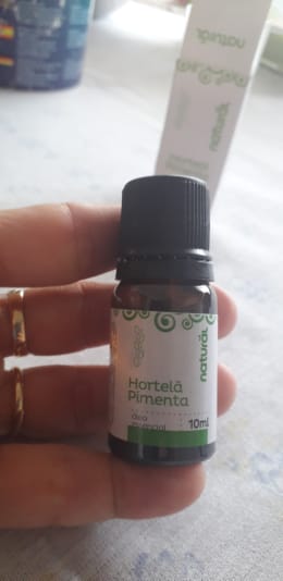 Customer photo review of Óleo Essencial Natural de Hortelã-Pimenta
