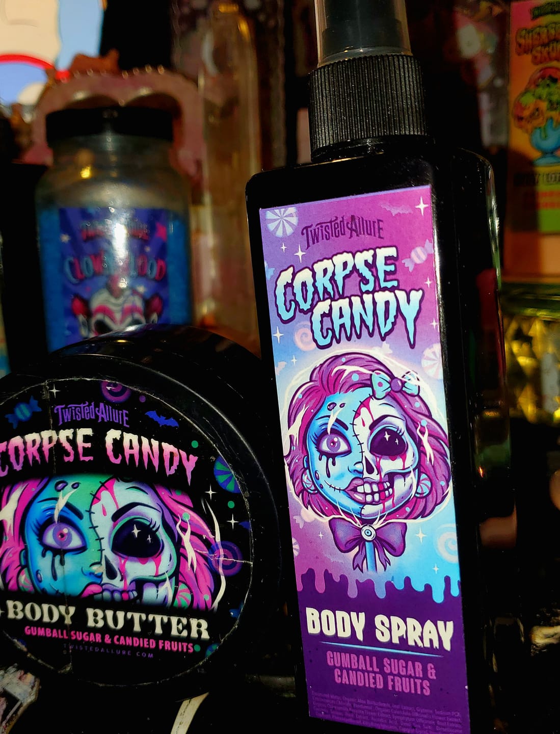 Customer photo review of Corpse Candy Body Spray