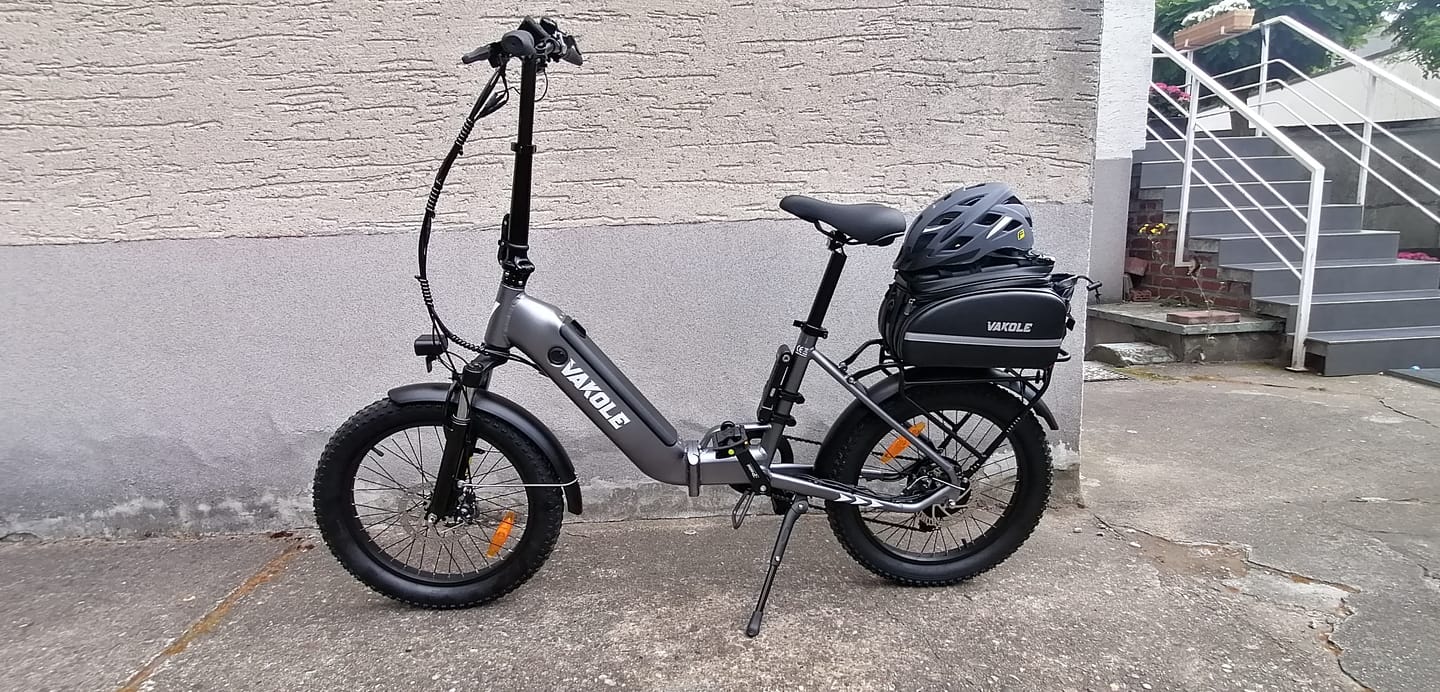 Customer photo review of Vakole VT4 250W 20" Foldable Electric Bike 13Ah Step-through E-bike