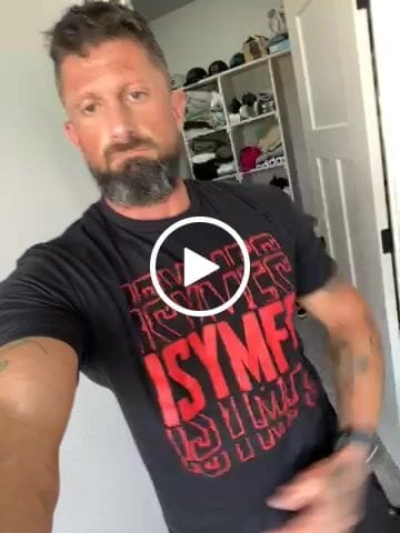 Customer video review of ISYMFS Tee Shirt