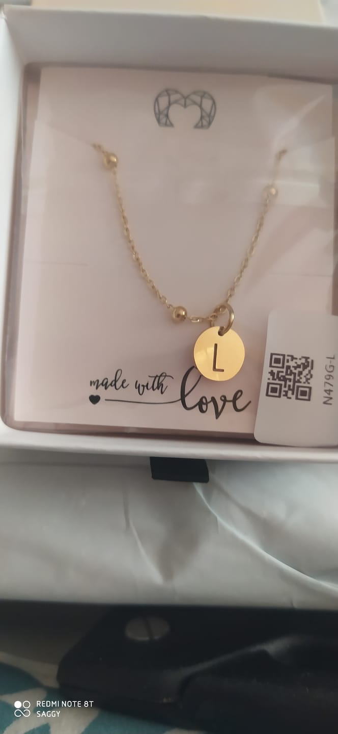 Customer photo review of Collar Círculo Inicial