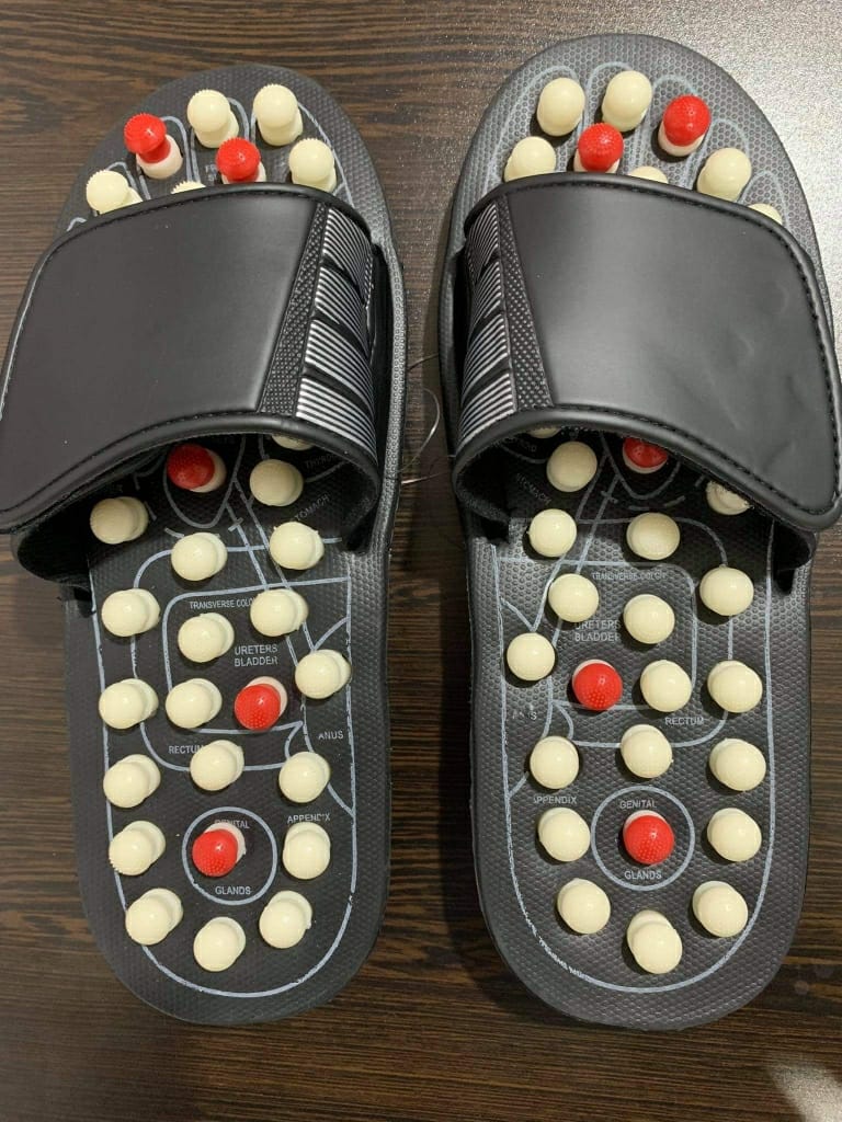 Customer photo review of Talpmasszírozó Akupresszúrás Papucs