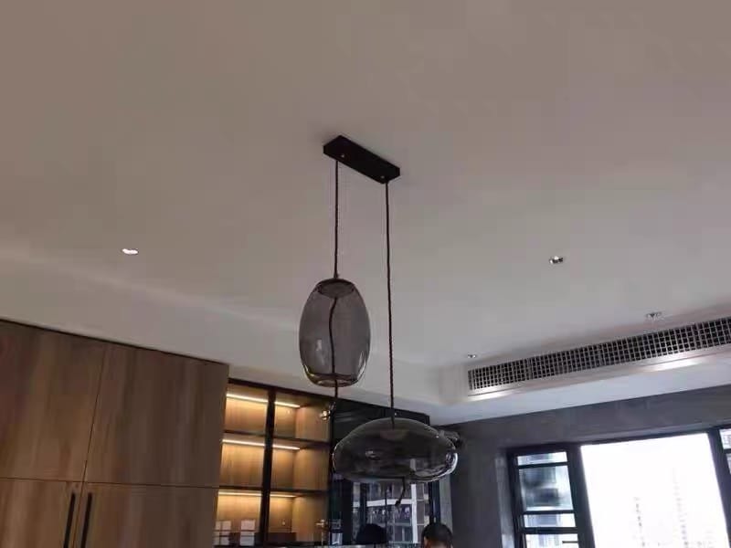 Customer photo review of Clara Glass LED Pendant Light