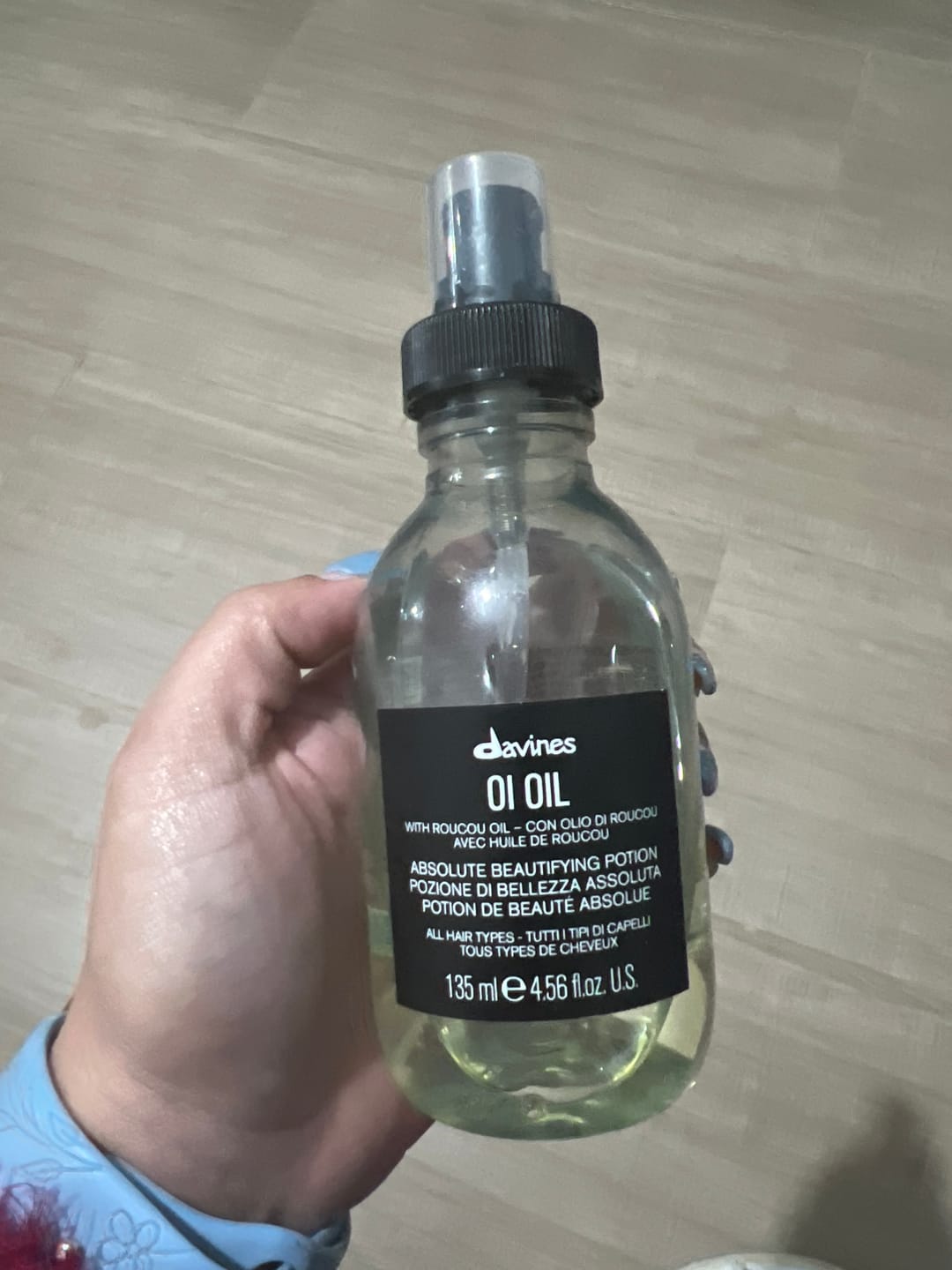 Customer photo review of Óleo Oi Oil Davines