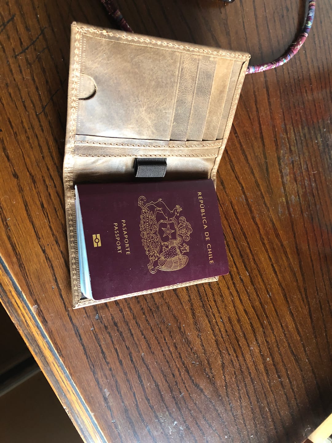 Customer photo review of Porta pasaporte single
