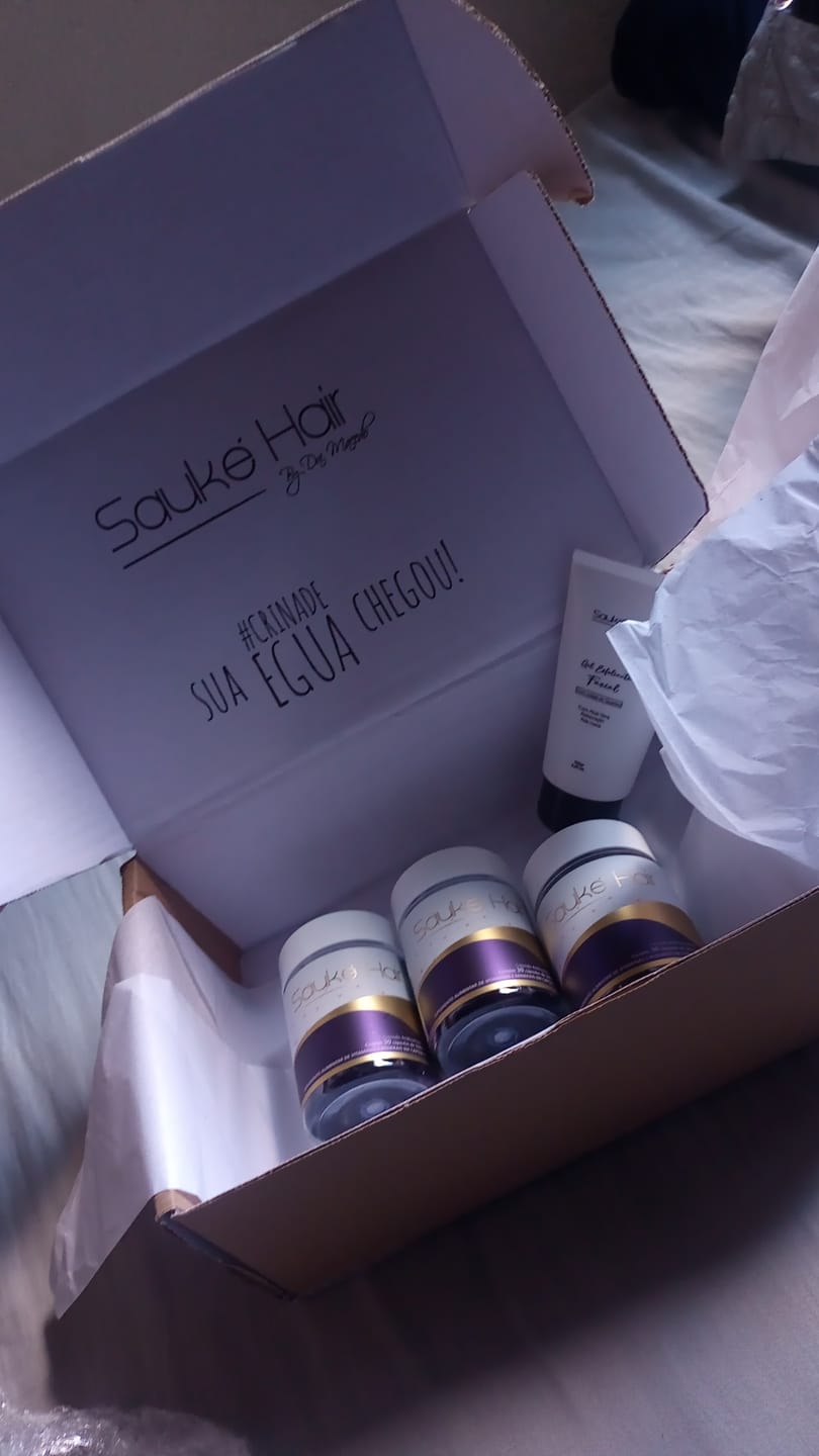 Customer photo review of Sauké Hair Vitaminas Para Cabelo 30 cáps 500mg