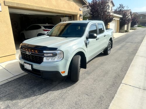 Customer photo review of Fits Ford Maverick 2022-2024 In-Channel Wind Guards Window Visor Shade Protector