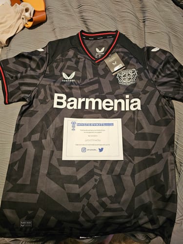 Customer photo review of Mens Mystery Football Shirt
