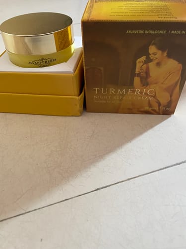Customer photo review of Turmeric Night Repair Cream