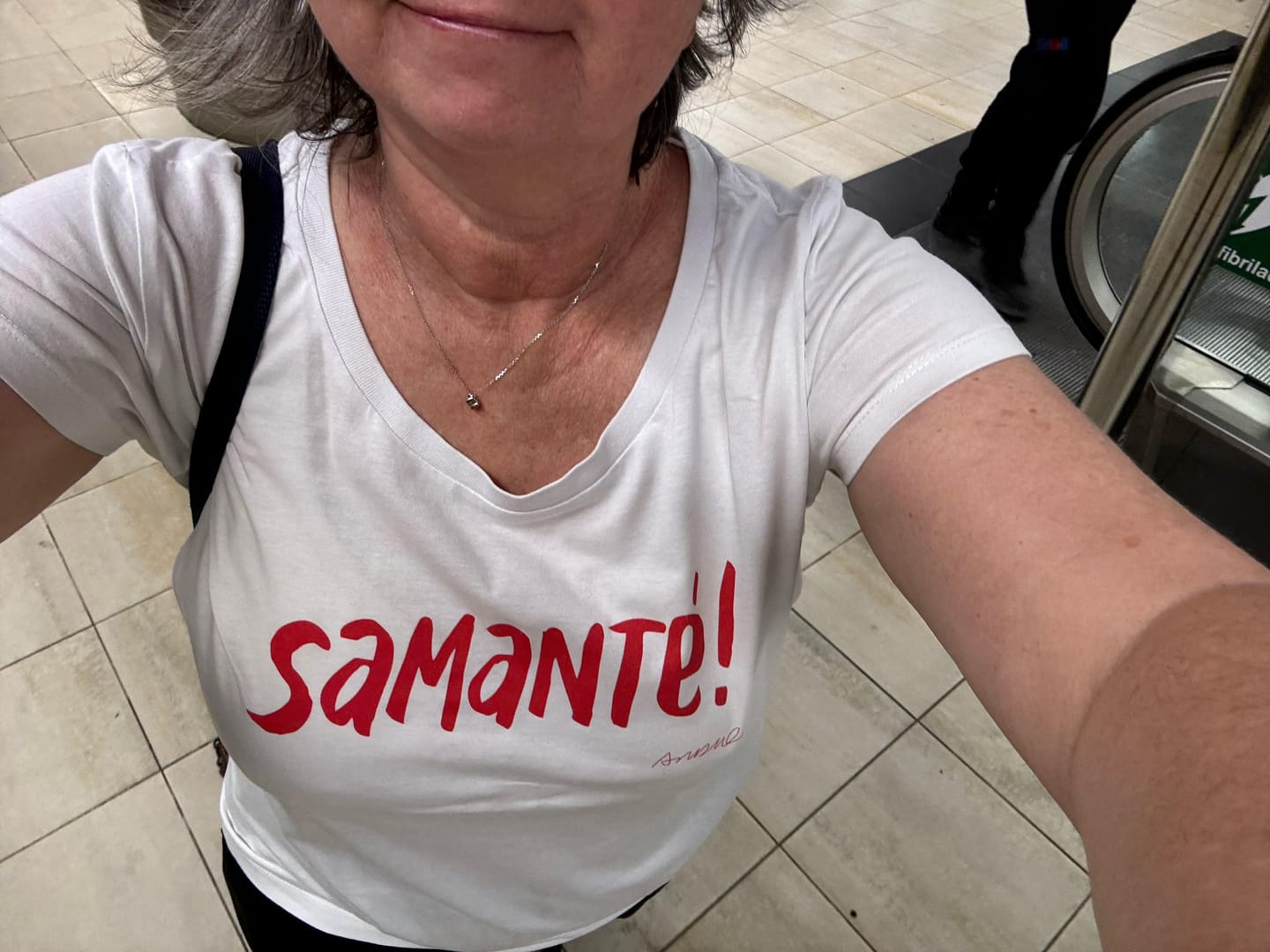 Customer photo review of Camiseta "Samanté!"