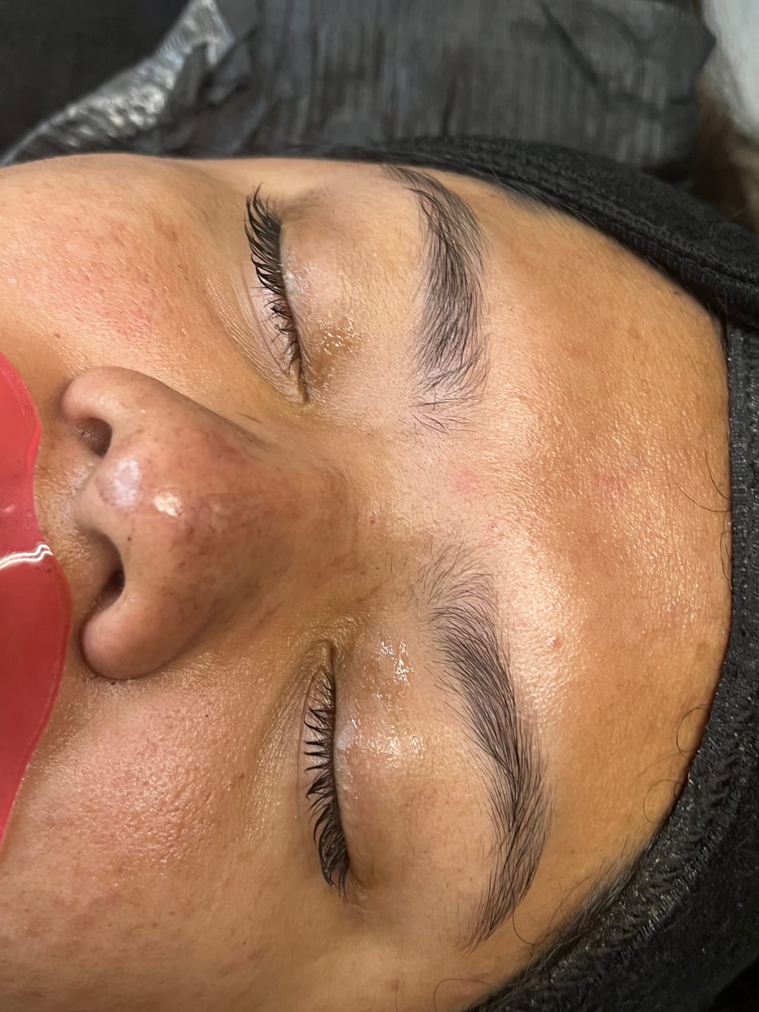 Customer photo review of LASH & BROW LIFT KIT