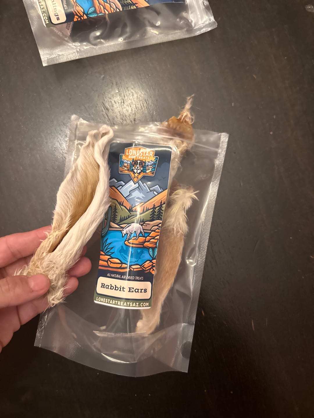 Customer photo review of Mini Rabbit Feet