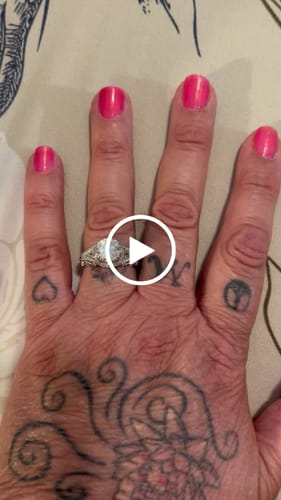 Customer video review of Vintage Moissanite Pave Open Scroll Accents Engagement Ring