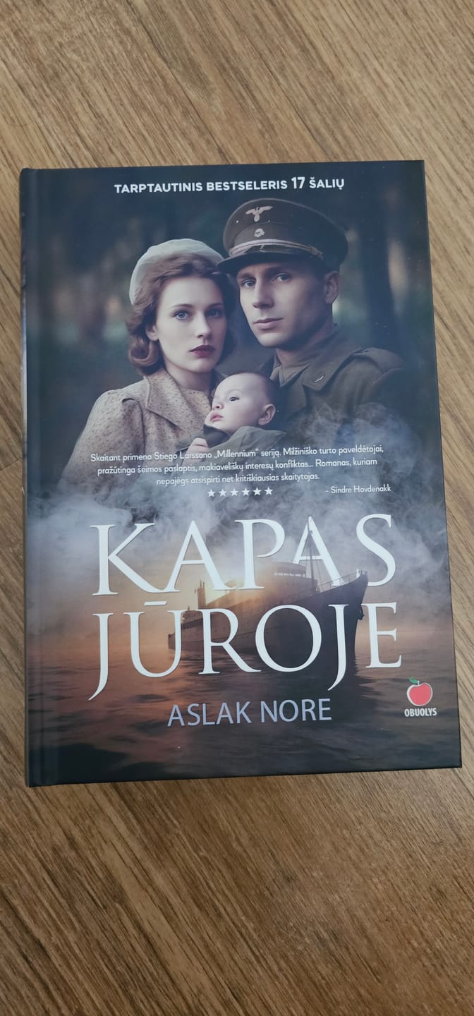 Customer photo review of Kapas jūroje: Nr. 1 perkamiausia knyga Norvegijoje ir tarptautinis bestseleris 17 šalių