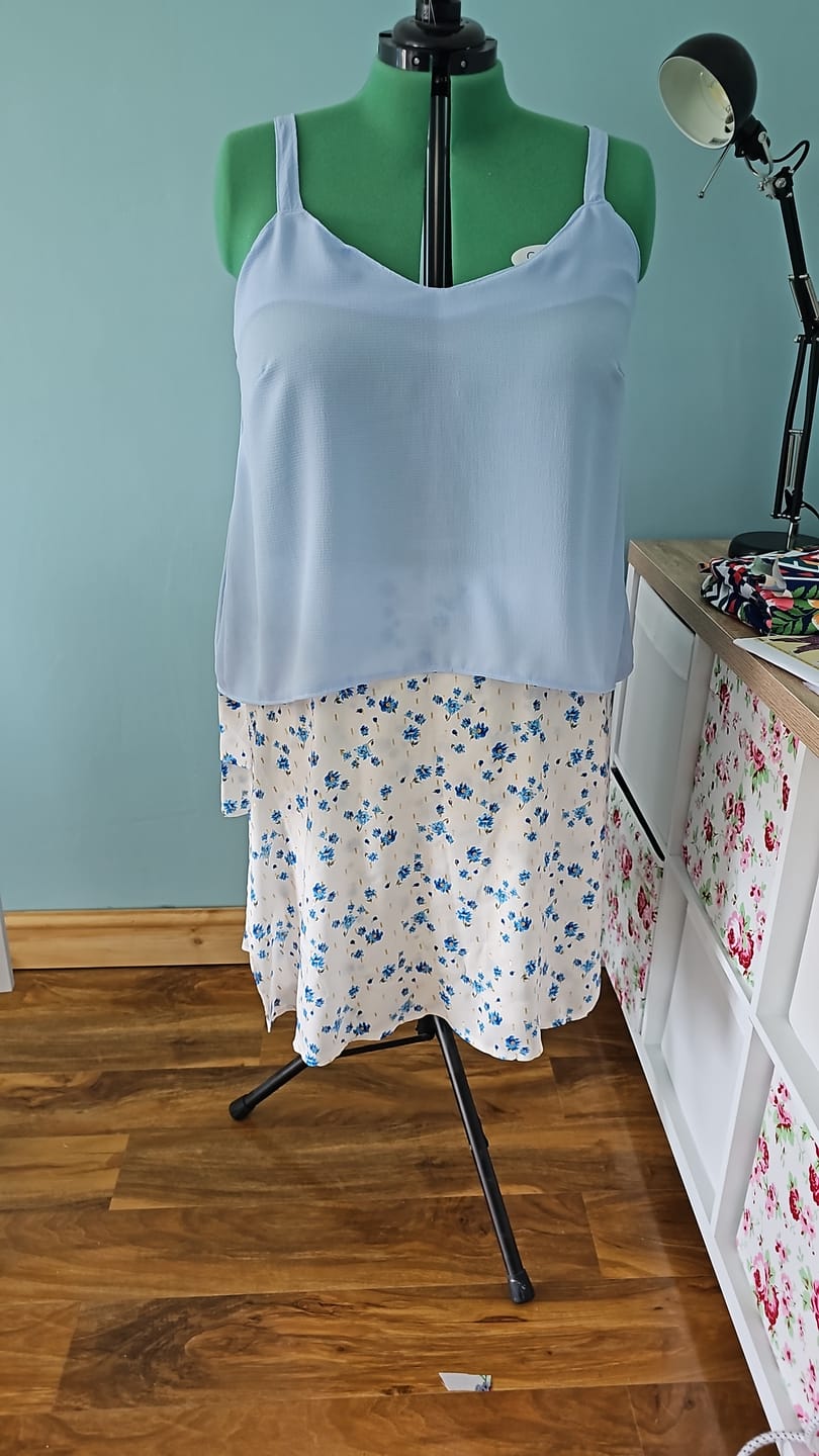 Customer photo review of Plain Bubble Crepe Fabric