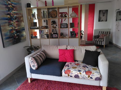 Customer photo review of Gris - Housse pour coussin de canapé imperméable