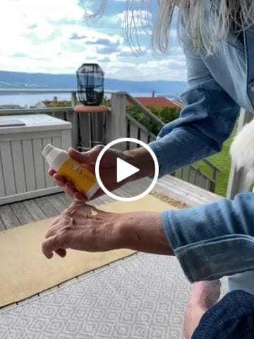 Customer video review of Solkrem