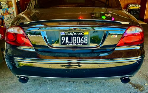 Customer photo review of 2011-2022 CALIFORNIA LICENSE PLATE DMV.CA.GOV - BLACK WITH WHITE TEXT 6"x12" (156.5mm x 305mm)