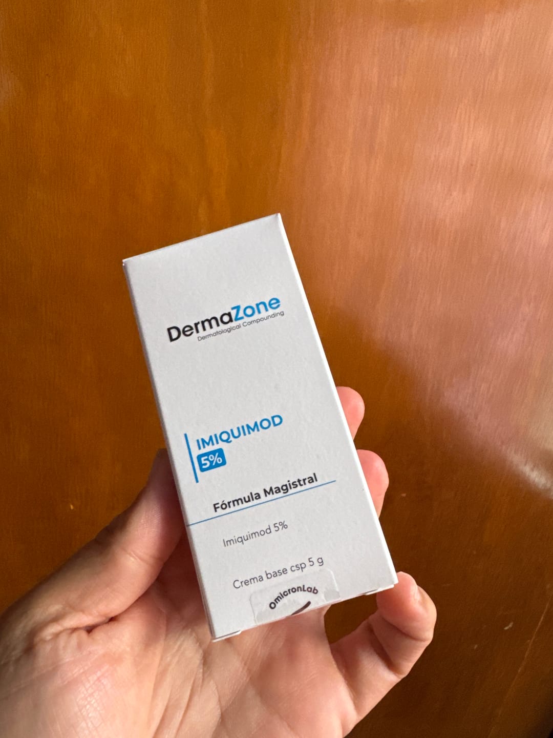 Customer photo review of Imiquimod 5% Dermazone Crema 5 gr Omicron