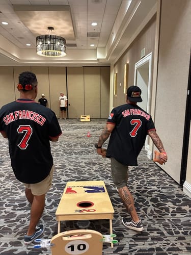 Customer photo review of Custom Black Red-White Authentic Baseball Jersey