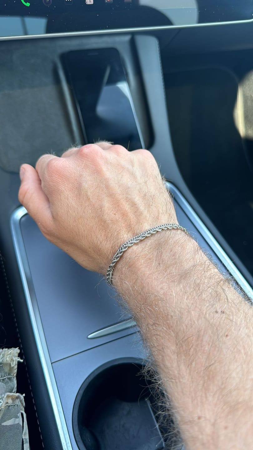 Customer photo review of ROPE (SILVER) 3MM