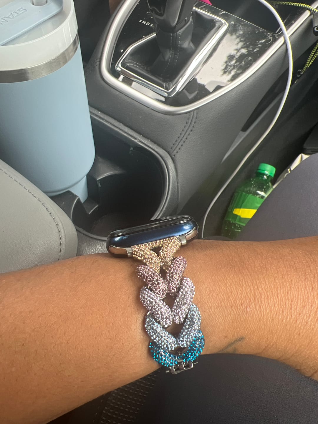Customer photo review of Ombré Herringbone Band for the Apple Watch