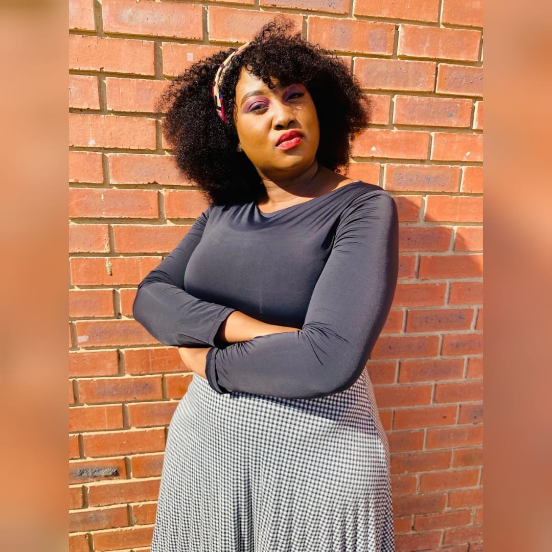 Customer photo review of Brazilian Kinky Curl Fringe - Gabby