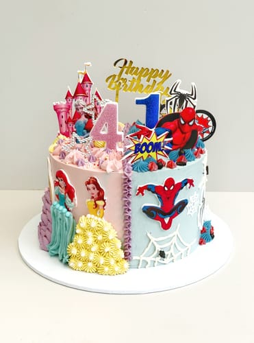 Customer photo review of A4 Rectangle Custom Edible Icing Image