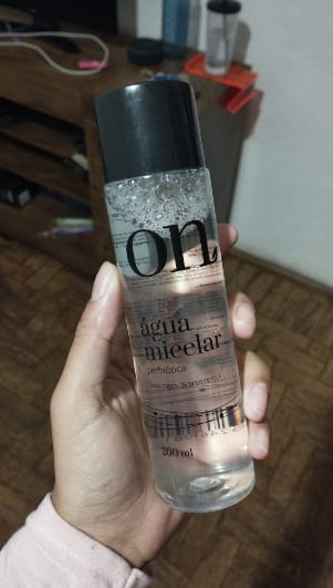 Customer photo review of Água Micelar Prebiótica ON