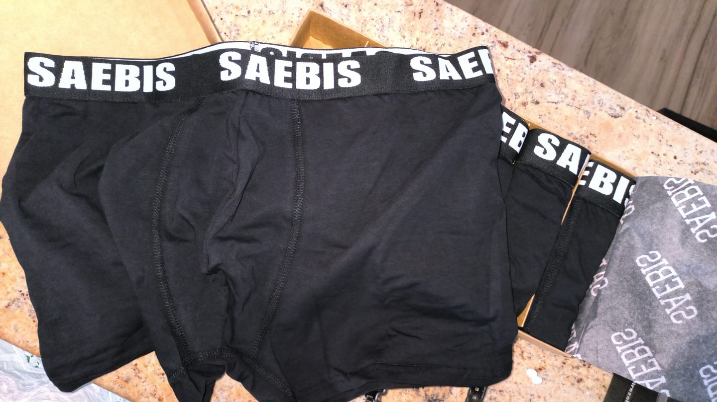 Customer photo review of Herren Boxershorts aus Baumwolle schwarz by SAEBIS®