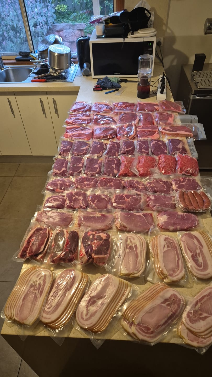 Customer photo review of Intermediate Starter Pack P2 Vacuum Sealer And Bags