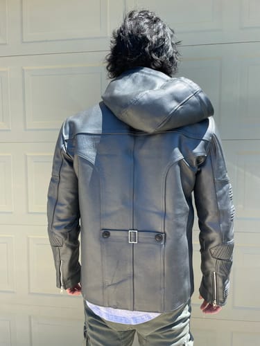 Customer photo review of Custom Leather jacket
