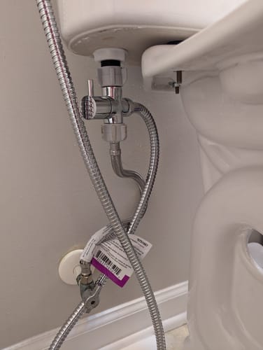 Customer photo review of Handheld Bidet Sprayer