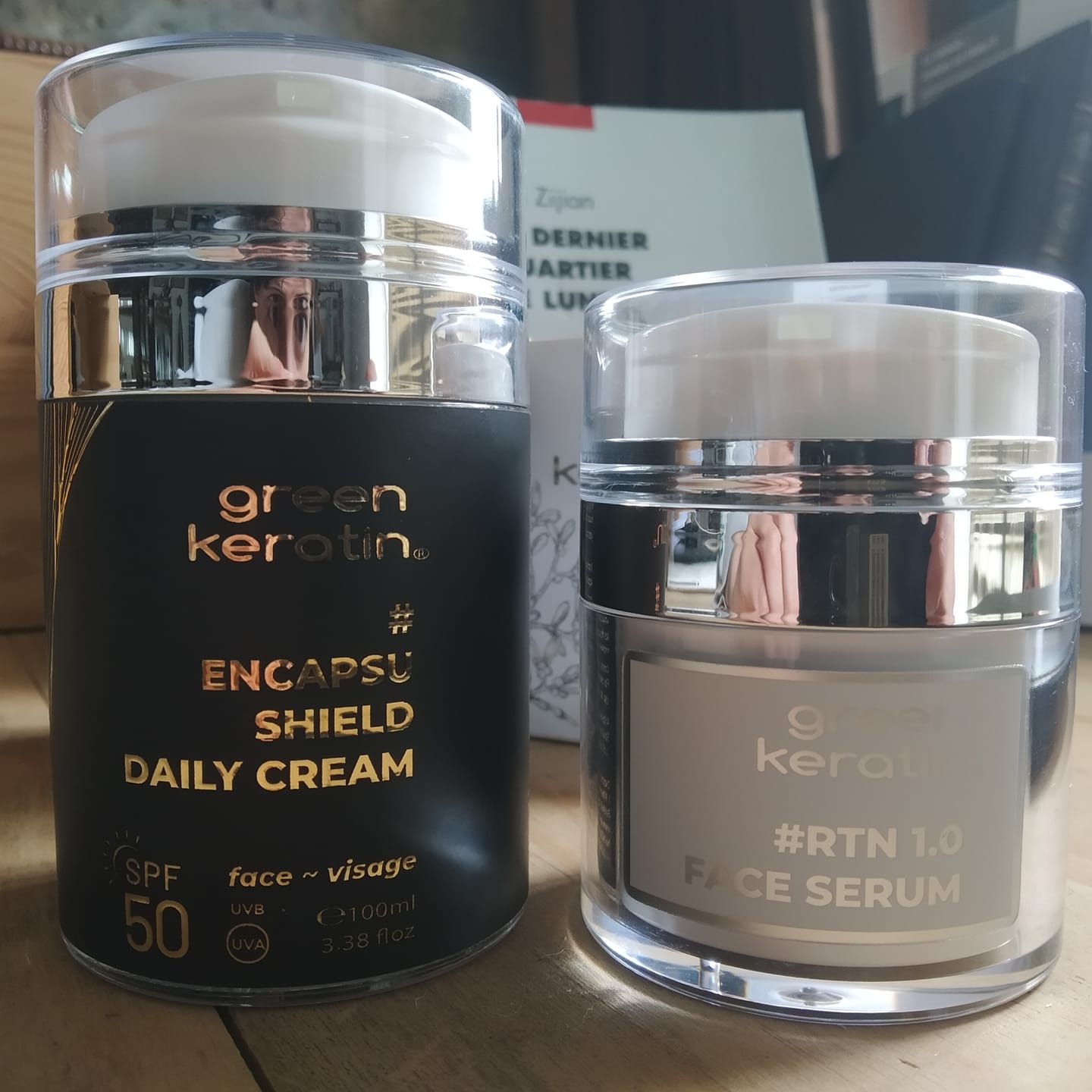 Customer photo review of ENCAPSUSHIELD SPF50 Crème pour le visage, 100ml