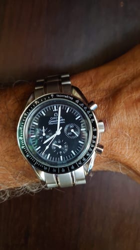 Customer photo review of Speedmaster Moon Watch Silver Black