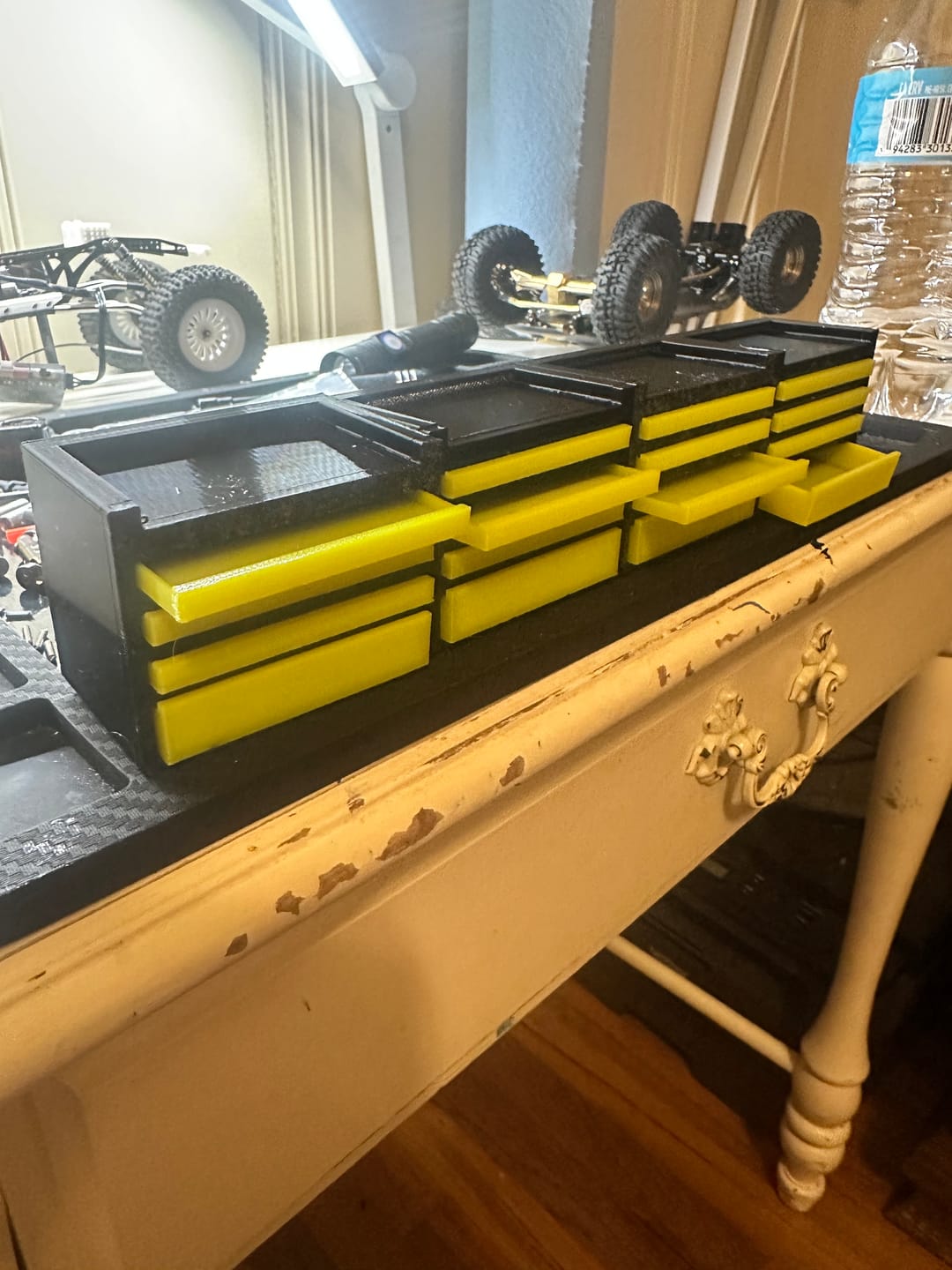 Customer photo review of Fluorescent Yellow PETG Filament 1.75mm