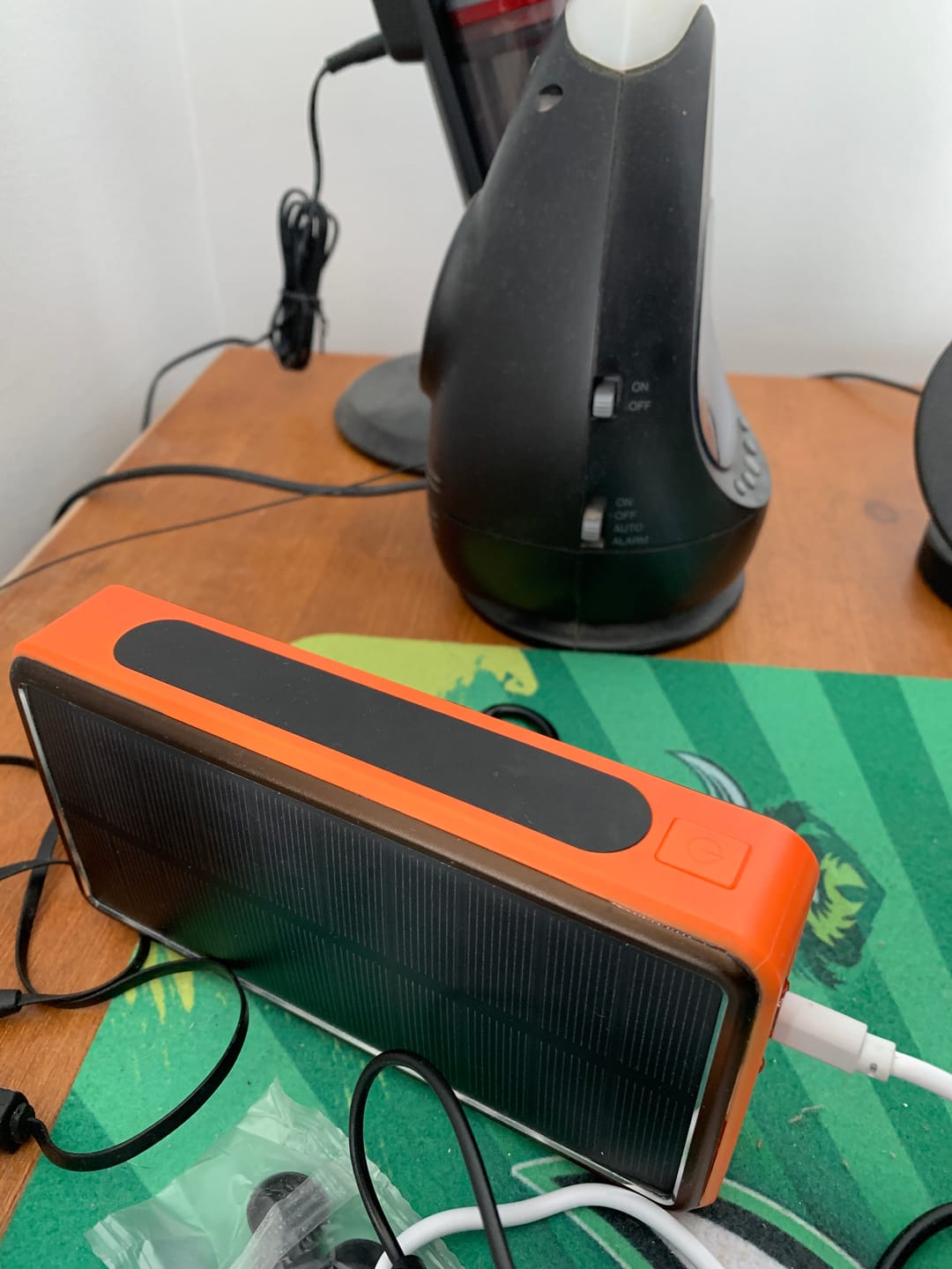 Customer photo review of Mega Wireless Waterproof Solar Powerbank 75,000 mAh
